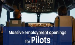 Massive employment openings for Pilots due to fast growth in the Indian aviation sector
